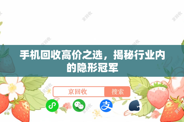 手机回收高价之选，揭秘行业内的隐形冠军