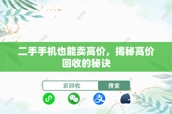 二手手机也能卖高价，揭秘高价回收的秘诀