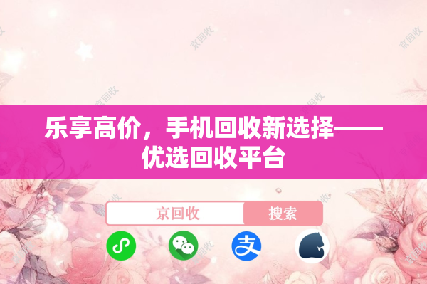 乐享高价，手机回收新选择——优选回收平台
