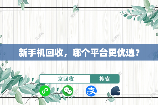 新手机回收，哪个平台更优选？