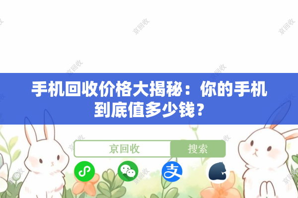 手机回收价格大揭秘：你的手机到底值多少钱？
