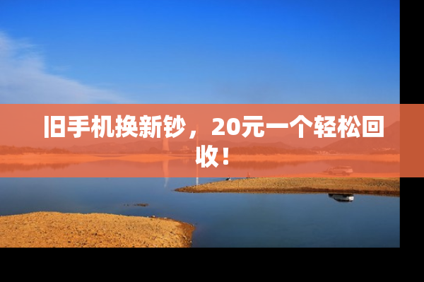 旧手机换新钞，20元一个轻松回收！