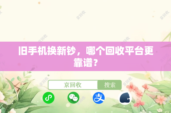 旧手机换新钞，哪个回收平台更靠谱？