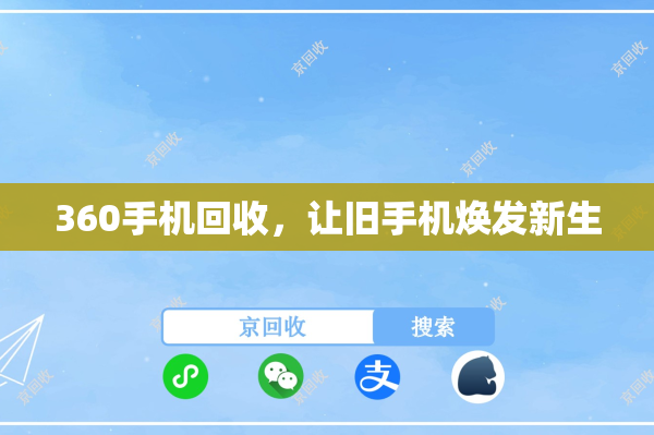 360手机回收，让旧手机焕发新生