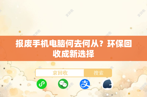 报废手机电脑何去何从？环保回收成新选择