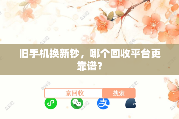 旧手机换新钞，哪个回收平台更靠谱？