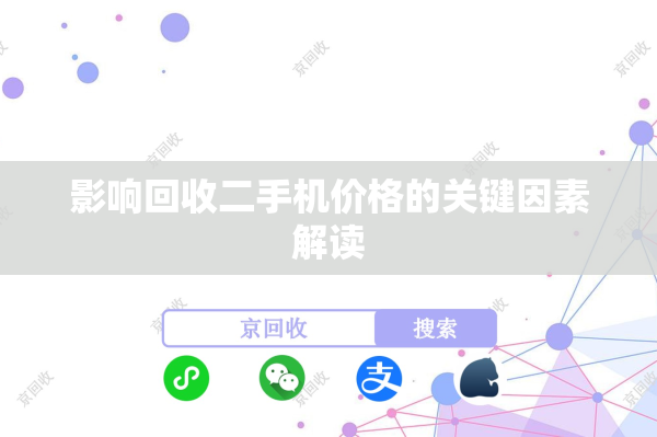 影响回收二手机价格的关键因素解读