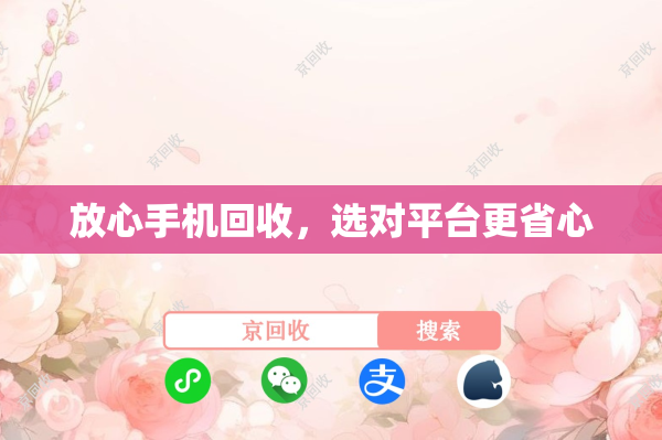 放心手机回收，选对平台更省心