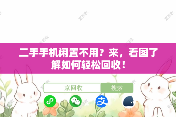 二手手机闲置不用？来，看图了解如何轻松回收！