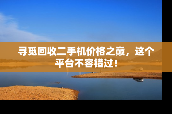寻觅回收二手机价格之巅，这个平台不容错过！