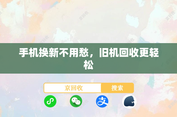 手机换新不用愁，旧机回收更轻松